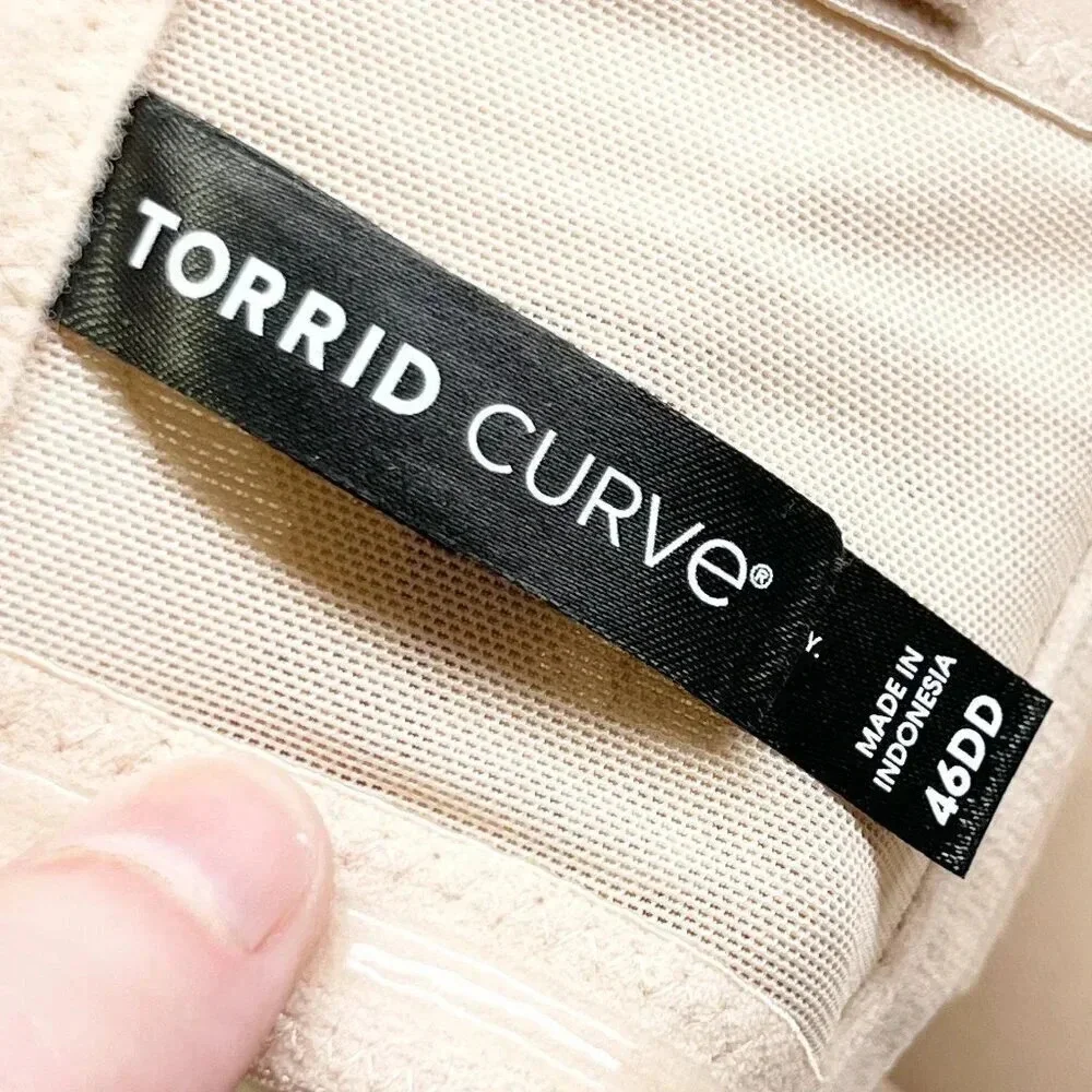 Torrid Tan Beige Push Up Strapless Bra - NO STRAPS INCLUDED - Women's Size 46DD